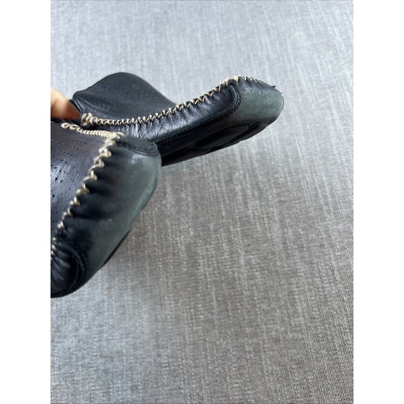 Clark's Perforated Leather Driving Shoes Men's 11M Black Preppy City Casual - Picture 4 of 11